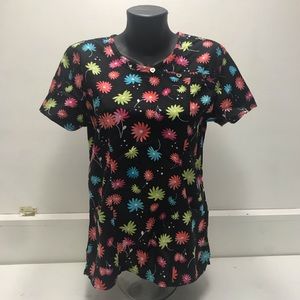 NWOT Heart soul Short Sleeve Scrub Top size Med